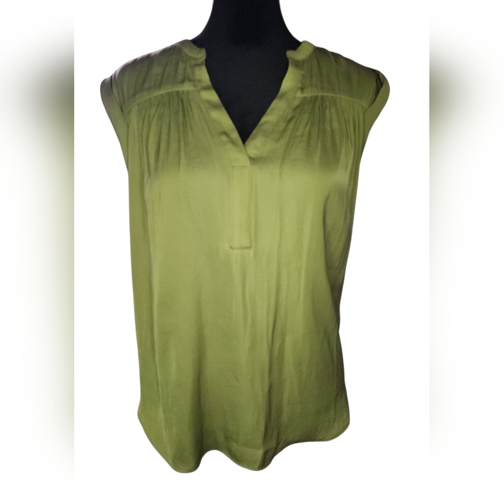 Maison D’ Amelie Silky Shortsleeve Blouse, Womens XS